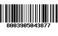 Código de Barras 8003905043877