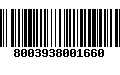 Código de Barras 8003938001660