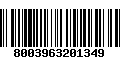 Código de Barras 8003963201349