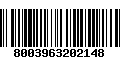 Código de Barras 8003963202148