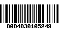 Código de Barras 8004030105249