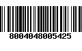 Código de Barras 8004048005425