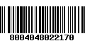 Código de Barras 8004048022170