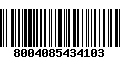 Código de Barras 8004085434103