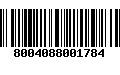 Código de Barras 8004088001784