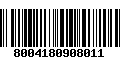 Código de Barras 8004180908011