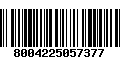 Código de Barras 8004225057377