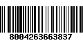 Código de Barras 8004263663837