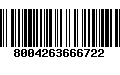 Código de Barras 8004263666722