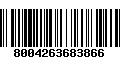 Código de Barras 8004263683866