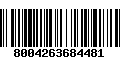 Código de Barras 8004263684481