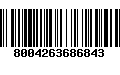 Código de Barras 8004263686843