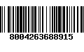 Código de Barras 8004263688915