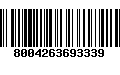 Código de Barras 8004263693339