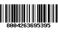 Código de Barras 8004263695395