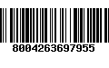 Código de Barras 8004263697955