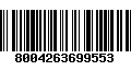 Código de Barras 8004263699553