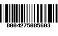 Código de Barras 8004275085603