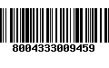 Código de Barras 8004333009459