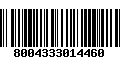 Código de Barras 8004333014460