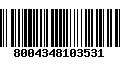 Código de Barras 8004348103531