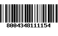 Código de Barras 8004348111154