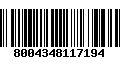 Código de Barras 8004348117194