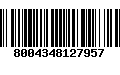 Código de Barras 8004348127957