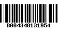 Código de Barras 8004348131954