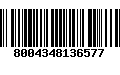 Código de Barras 8004348136577