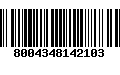 Código de Barras 8004348142103