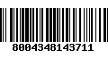 Código de Barras 8004348143711