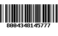 Código de Barras 8004348145777