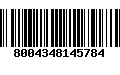 Código de Barras 8004348145784