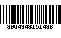 Código de Barras 8004348151488