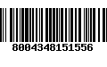 Código de Barras 8004348151556