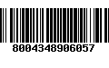 Código de Barras 8004348906057