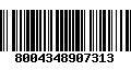 Código de Barras 8004348907313