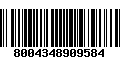 Código de Barras 8004348909584