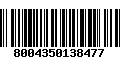 Código de Barras 8004350138477