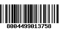 Código de Barras 8004499013758