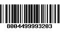 Código de Barras 8004499993203