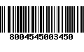 Código de Barras 8004545003450