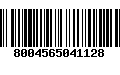 Código de Barras 8004565041128