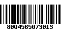 Código de Barras 8004565073013