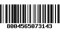 Código de Barras 8004565073143