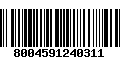 Código de Barras 8004591240311