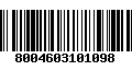 Código de Barras 8004603101098