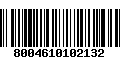 Código de Barras 8004610102132