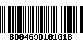 Código de Barras 8004690101018